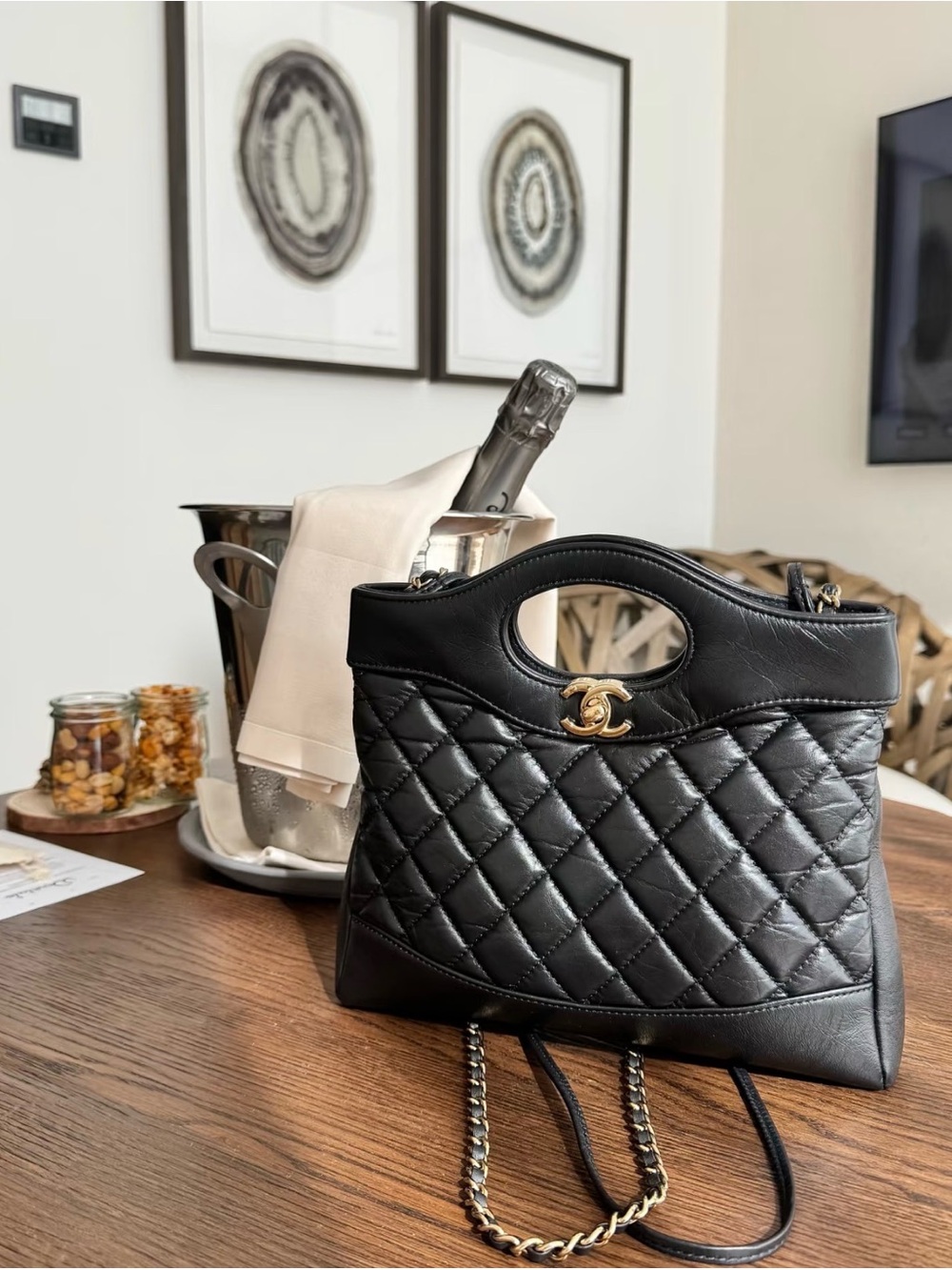 Chanel Black 31 bag Mini